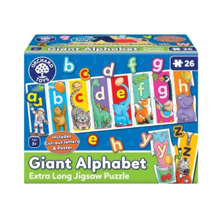 Orchard Toys Giant Alphabet Extra Long 26 Piece Puzzle