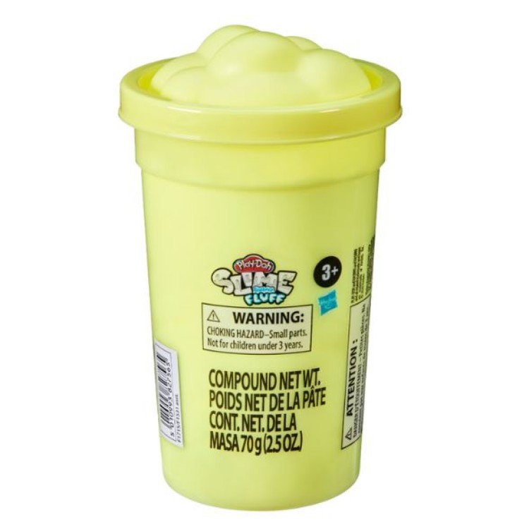 Play Doh Slime Feathery Fluff Mega Can - Yellow F1531