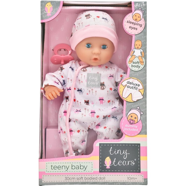 Tiny Tears Teeny Baby 30cm Soft Bodied Doll