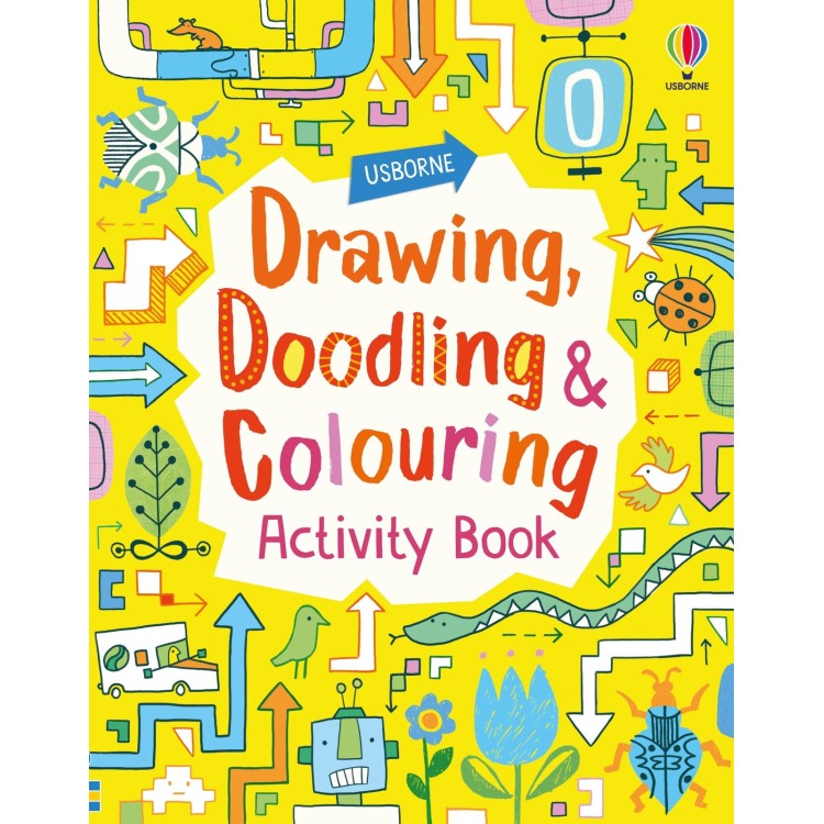 Usborne Drawing, Doodling & Colouring Activity Book